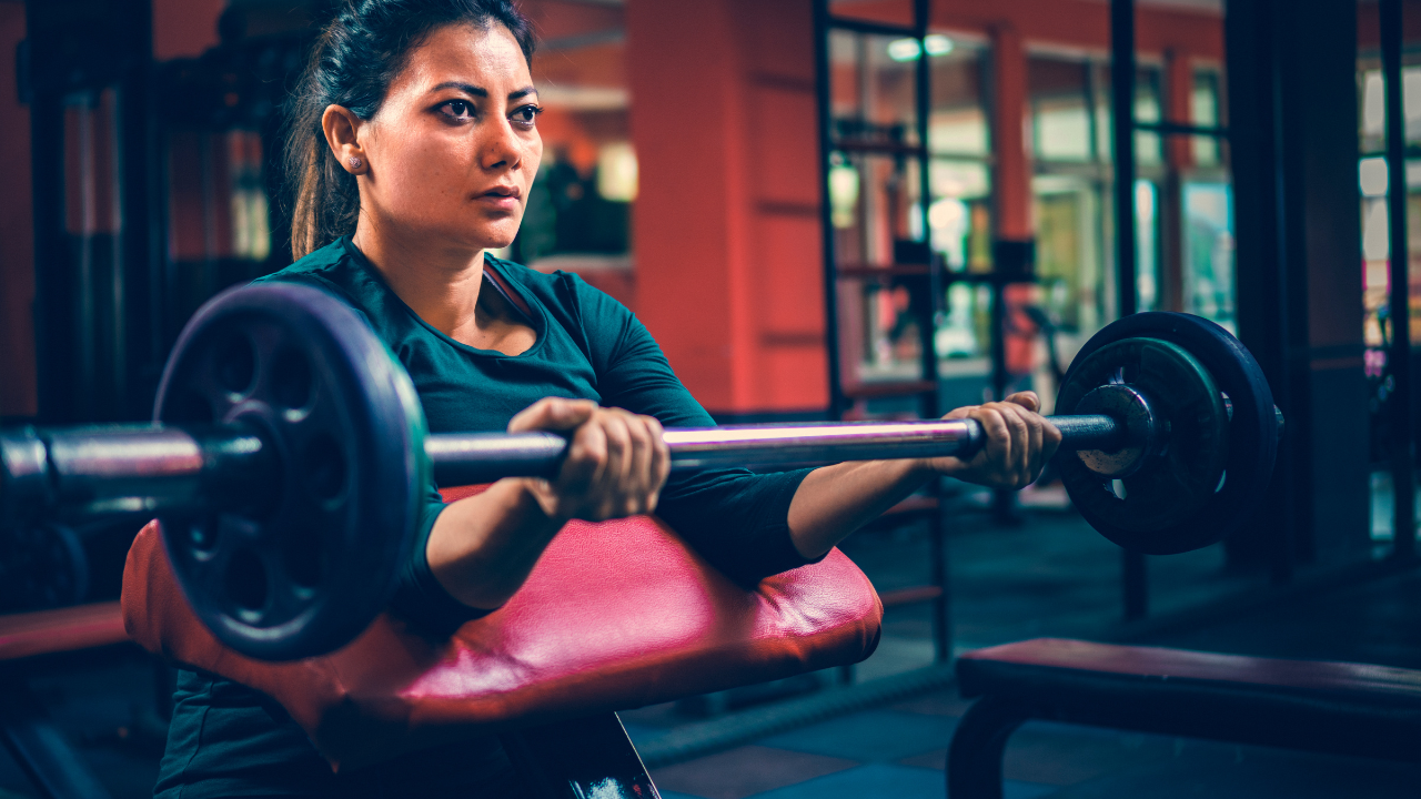 Top 5 Biceps Exercises for Beginners Great for Beginners: Preacher curls